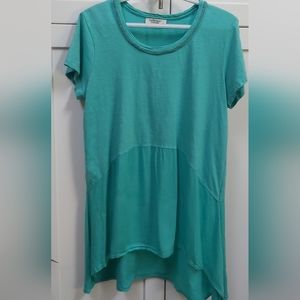 Orientique short sleeved tunic top